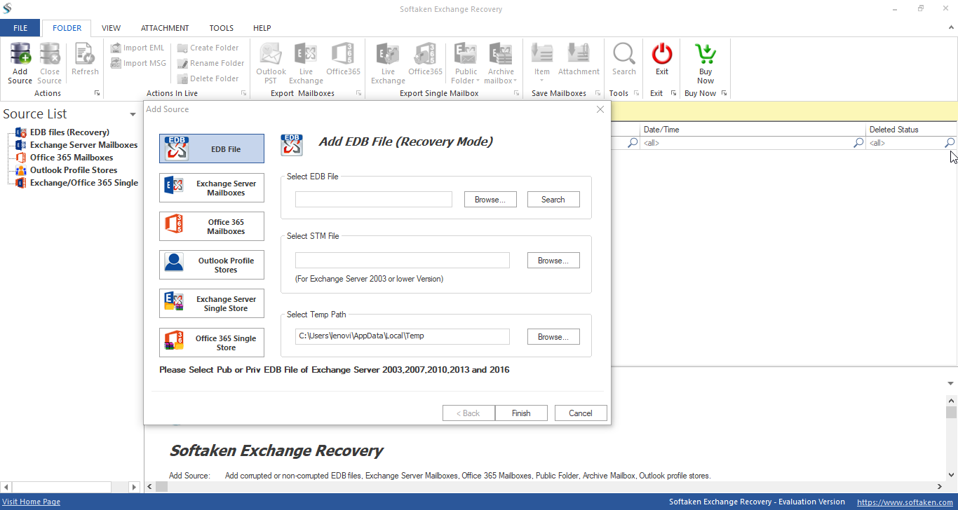 Softakensoftware Exchange Recovery Softw