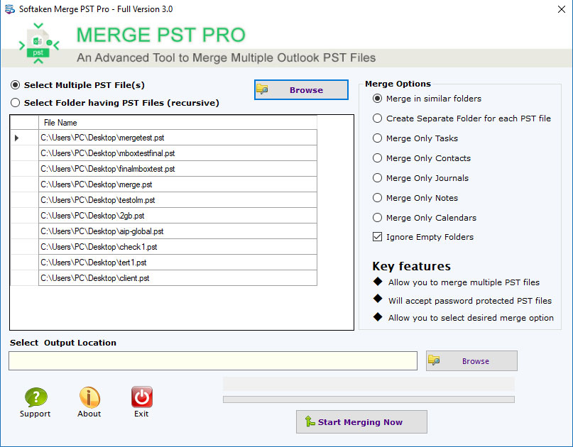 Outlook PST Merge