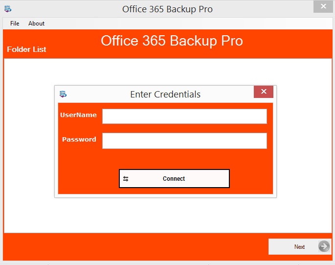 Softaken Office 365 Backup Tool screenshot