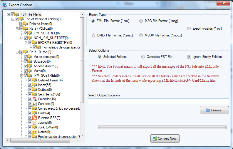 Softaken Outlook PST Converter screenshot