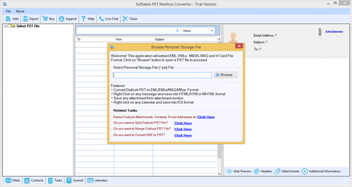 >outlook pst to eml, convert outlook pst to eml, pst files to eml format, converter pst to eml, migrate pst to eml, outlook to thunderbird, pst to eml converter