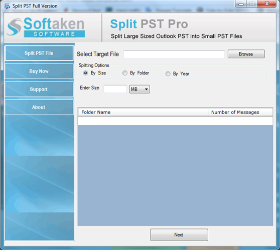 Outlook PST Split Windows 11 download