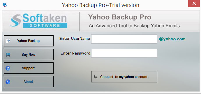 Softaken Yahoo Backup Tool software