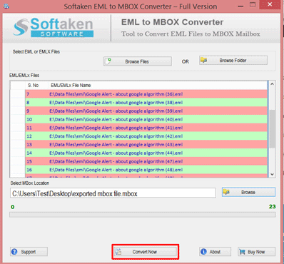 Convert EML to MBOX