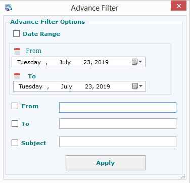 advance filter