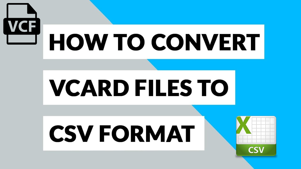 vCard to CSV