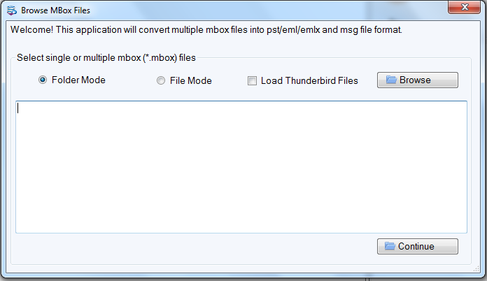 File and Folder mode