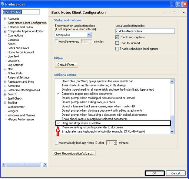 lotus notes client versions