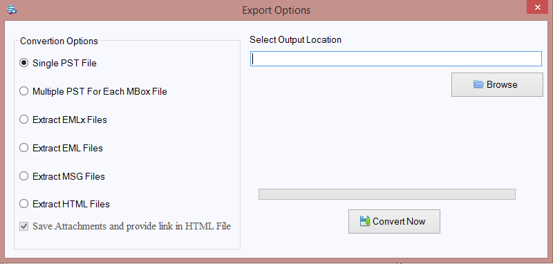 Export mbox