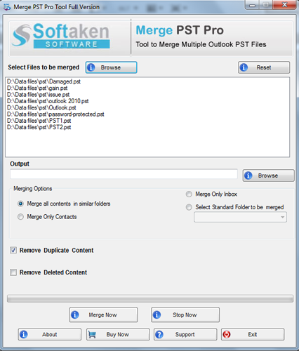 merge pst pro