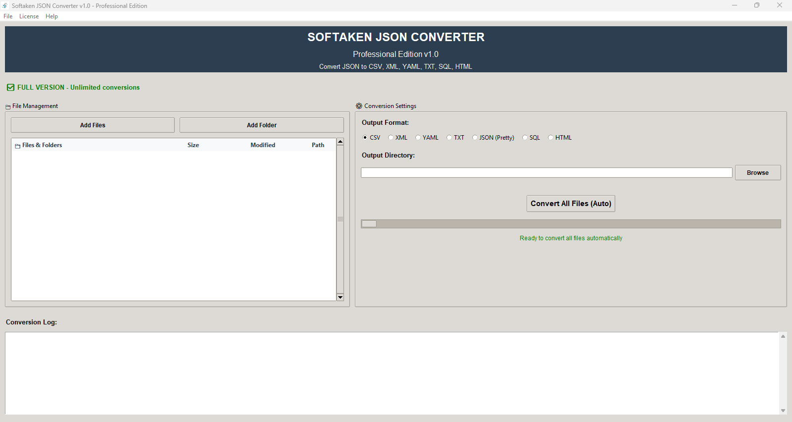 json converter