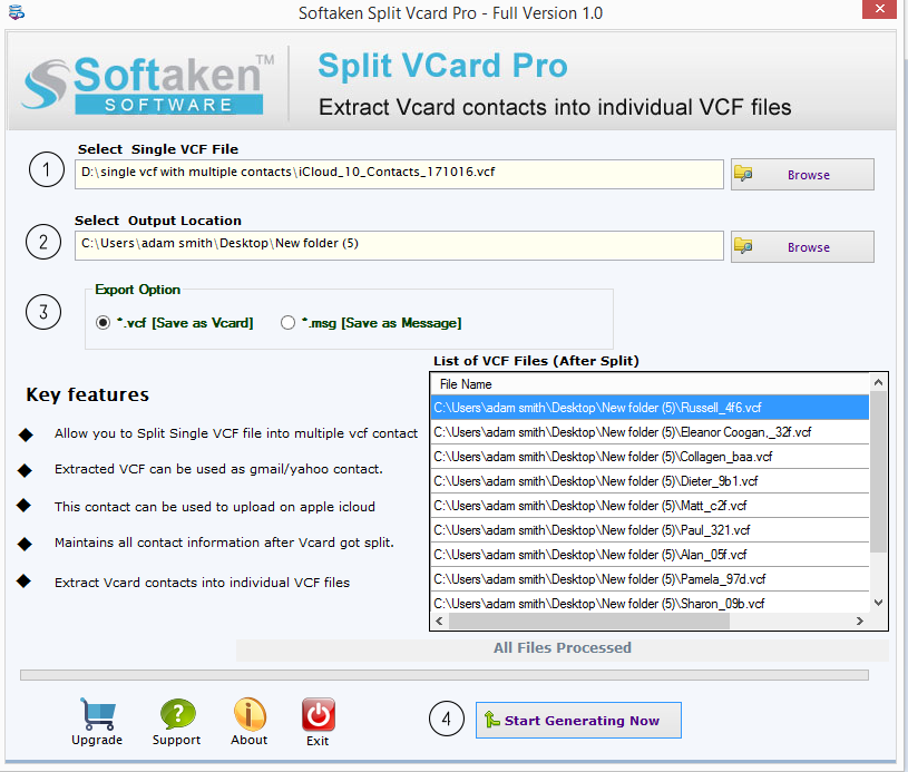 Split VCF File