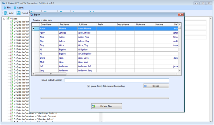 how to convert a file into csv format